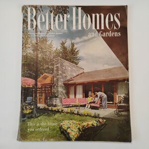 Vintage Better Homes & Gardens Magazine April 1951- Classic Advertising Pages